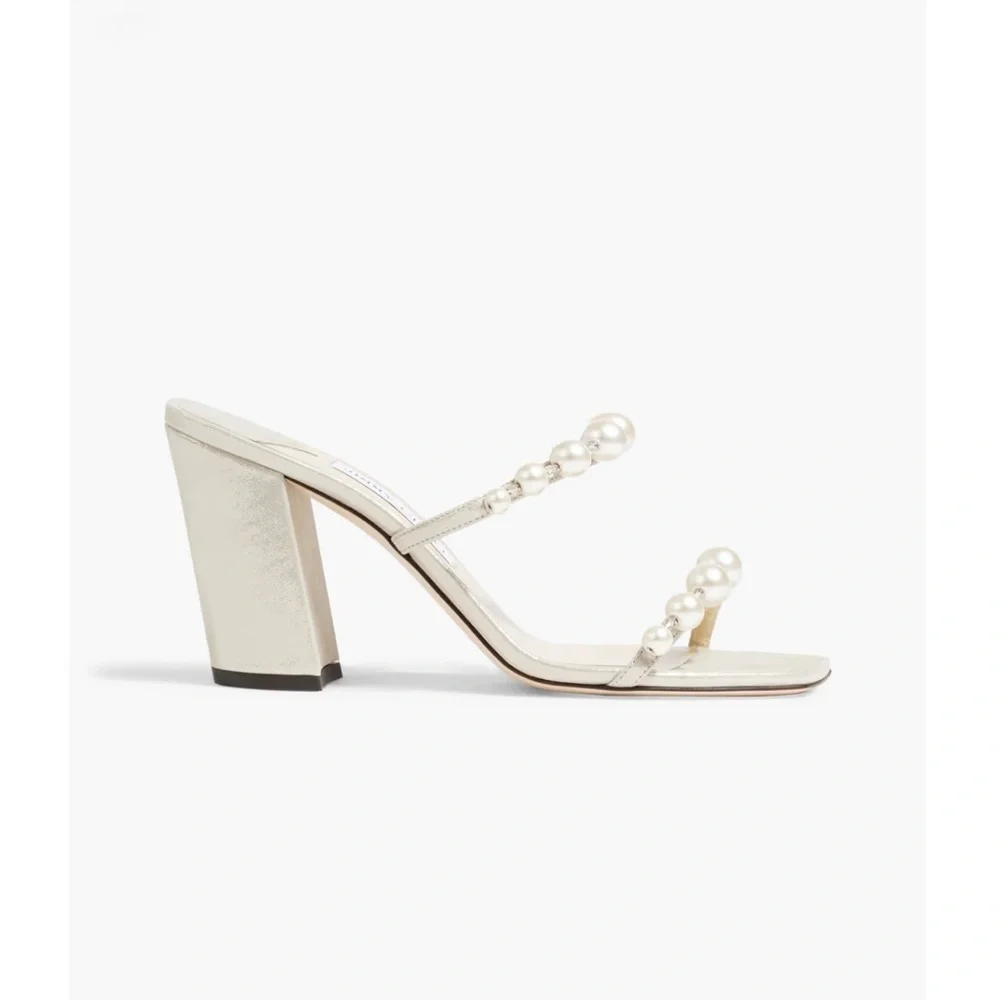 Jimmy Choo Amara Pearl Heels - Picture 6 of 17